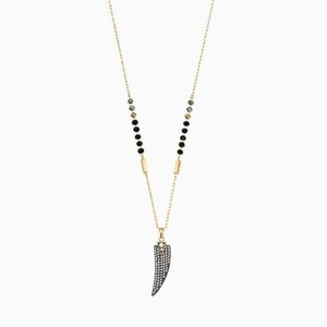 Stella & Dot horn pendant necklace